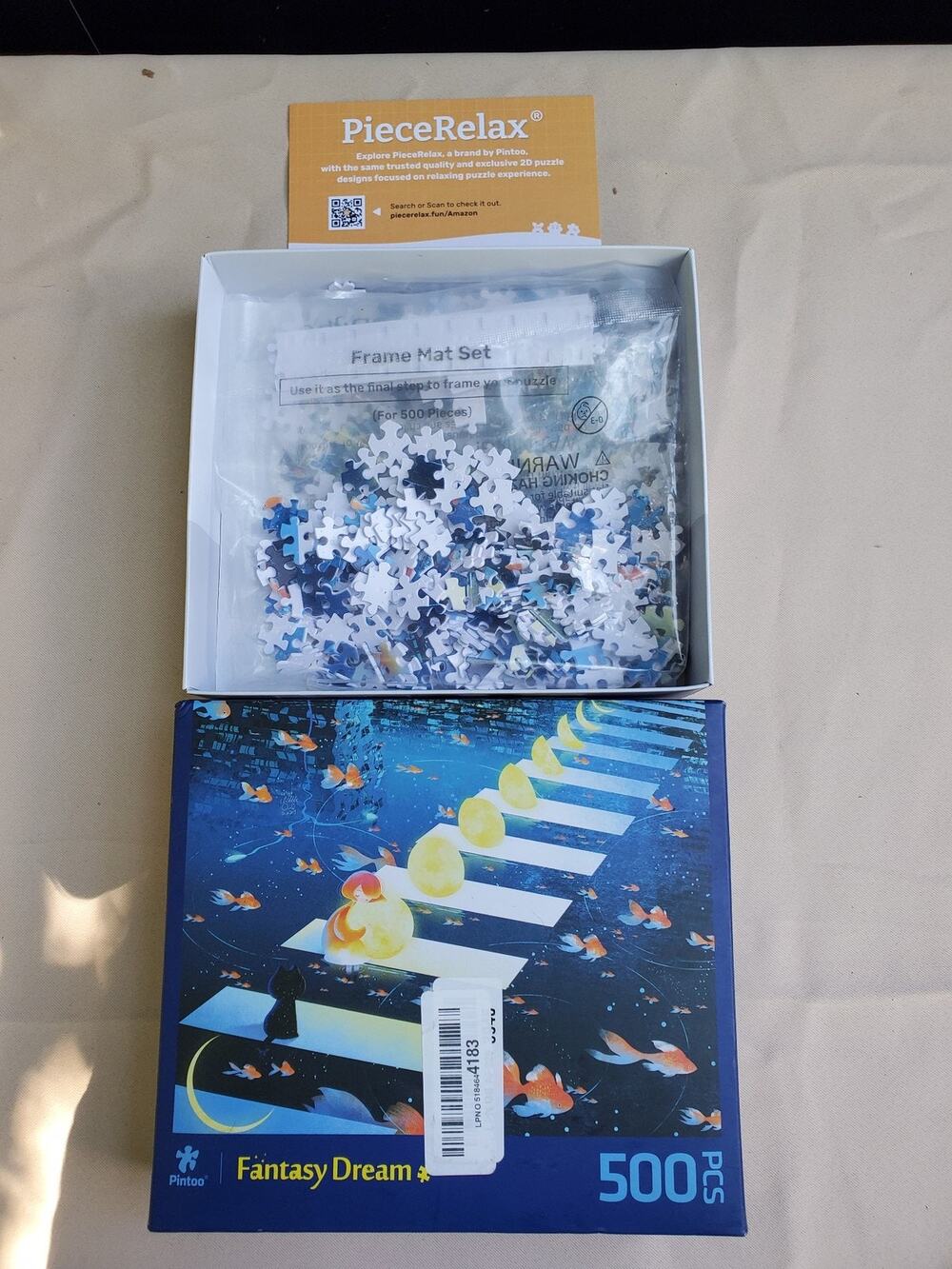 Pintoo Jigsaw Puzzle Fantasy Dream 500 Pieces Frame Mat Set New